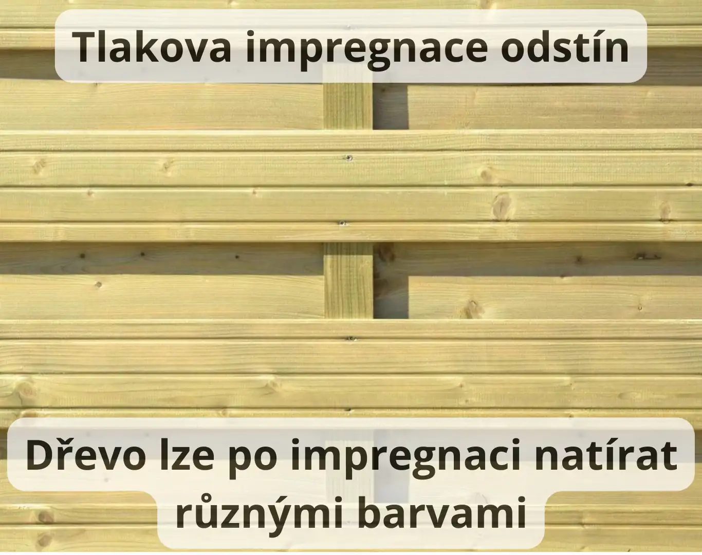 Pergola volne stojici Dřevo lze po impregnaci natírat různými barvami