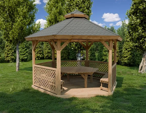 Pergola drevena - Okapova deska