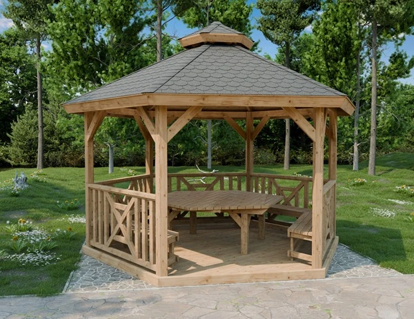 Pergola drevena - Okapova deska