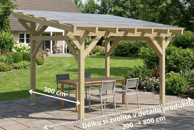 Volně stojící pergoly 300