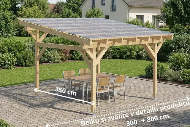 Volně stojící pergoly 350
