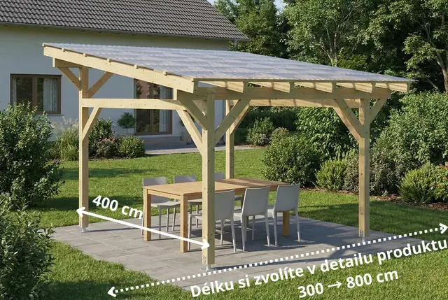 Volně stojící pergoly 400