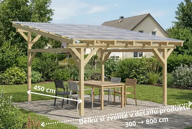 Volně stojící pergoly  450