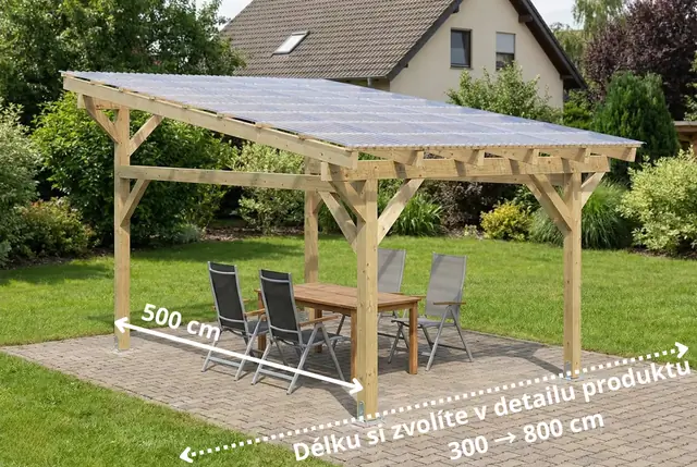 Volně stojící pergoly 500