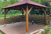 Dřevěná pergola Altán Ibiza 360x460 cm