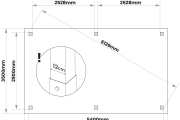 Dřevěná pergola Altán Viktoria L 350x600 cm