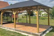 Dřevěná pergola Altán Viktoria L 350x600 cm