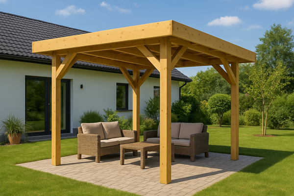Dřevěná pergola Altán Jáva 300x300