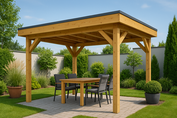 Dřevěná pergola Altán Jáva 400x400