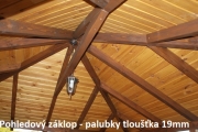 Dřevěná pergola Altán Viktoria 290x490 cm-sloupy 12x12 cm