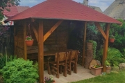 Dřevěná pergola Altán Borneo 330x330cm