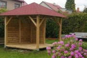 Dřevěná pergola Altán Borneo 330x330cm