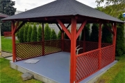 Dřevěná pergola Altán Sicílie 390x390 cm