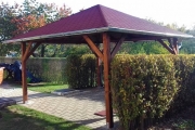 Dřevěná pergola Altán Sicílie 390x390 cm