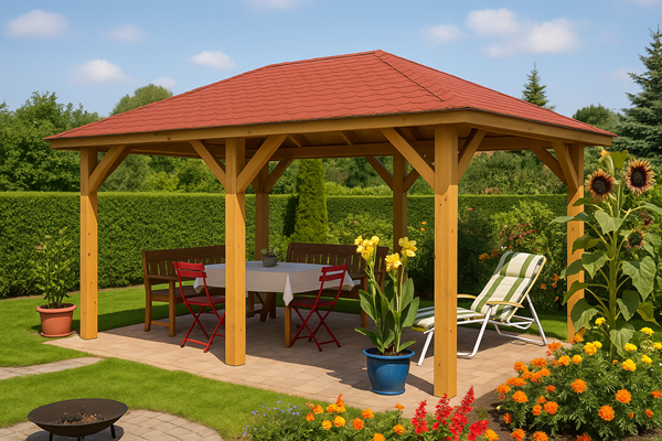 Dřevěná pergola Altán Viktoria 270x470