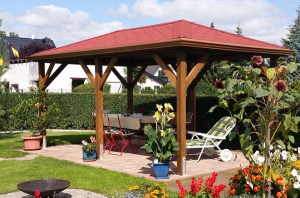 Dřevěná pergola Altán Viktoria 290x490 cm
