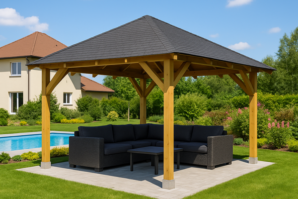 Dřevěná pergola Altán Kuba 370x370