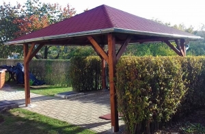 Dřevěná pergola Altán Kuba 430x430 cm