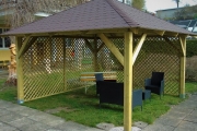 Dřevěná pergola Altán Kuba 430x430 cm