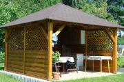 Dřevěná pergola Altán Kuba 430x430 cm