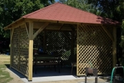 Dřevěná pergola Altán Kuba 430x430 cm