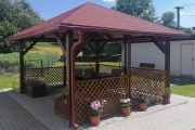 Dřevěná pergola Altán Kuba 430x430 cm