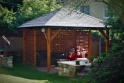 Dřevěná pergola Altán Kuba 430x430 cm