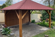 Dřevěná pergola Altán Kuba 430x430 cm