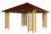 Dřevěná pergola Altán Porto 4V sloupy 9x9 cm