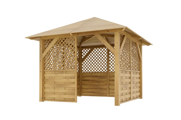 Dřevěná pergola Altán Borneo+Rimini 265x265