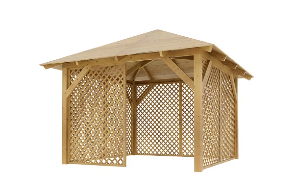 Dřevěná pergola Altán Kréta+Ester 300x300