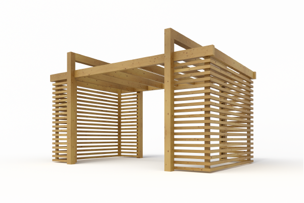 Dřevěná pergola Portal 300x300 cm