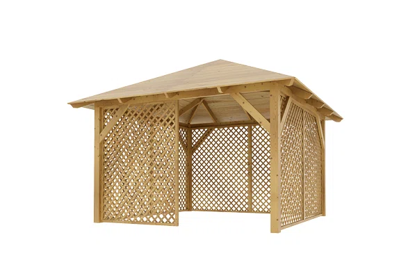 Dřevěná pergola Altán Sicílie+Ester 330x330