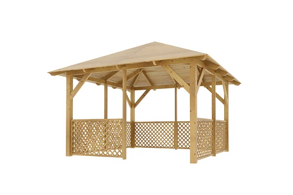 Dřevěná pergola Altán Sicílie+Ester90 330x330