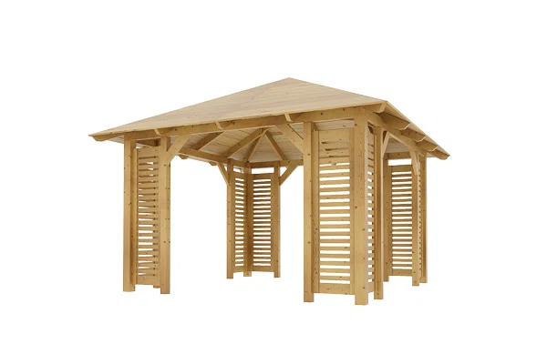 Dřevěná pergola Altán Sicílie+Verona 330x330