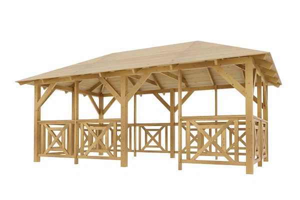 Dřevěná pergola Altán Viktoria L+Grande 290x540