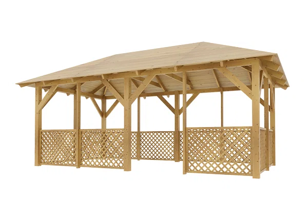 Dřevěná pergola Altán Viktoria L+Ester90 290x540