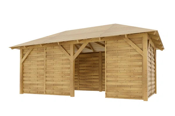 Dřevěná pergola Altán Viktoria L+Roma 290x540