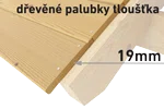 dřevěné palubky tloušťka 19mm Kód SKU: 80303D (+ 9.000 Kč)