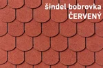 šindel bobrovka červený (+ 12.600 Kč)