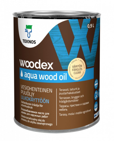 TEKNOS Woodex Aqua Wood Oil 0,9 L - olej na dřevo
