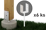 kotevní patka U 6 ks (+ 1.440 Kč)