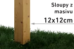 sloupy z masivu 12x12 cm Kód SKU: 80303 (+ 0 Kč)