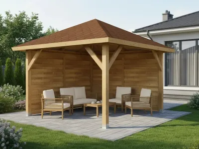 <span class="jp_product_title">Dřevěná pergola Altán Kréta+Roma 300x300</span>