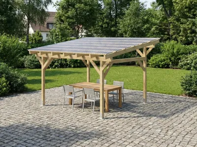 <span class="jp_product_title">Dřevěná pergola Classico volně stojící 350x400</span>