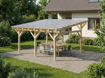 <span class="jp_product_title">Dřevěná pergola Classico volně stojící 400x450</span>