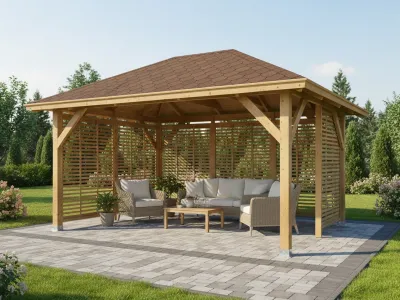 <span class="jp_product_title">Dřevěná pergola Altán Ibiza+Italia 300x400</span>