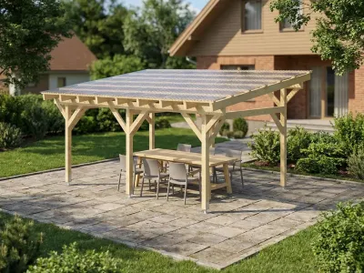 <span class="jp_product_title">Dřevěná pergola Classico volně stojící 350x500</span>