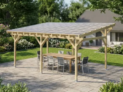 <span class="jp_product_title">Dřevěná pergola Classico volně stojící 400x650</span>