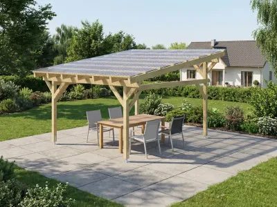 <span class="jp_product_title">Dřevěná pergola Classico volně stojící 450x350</span>